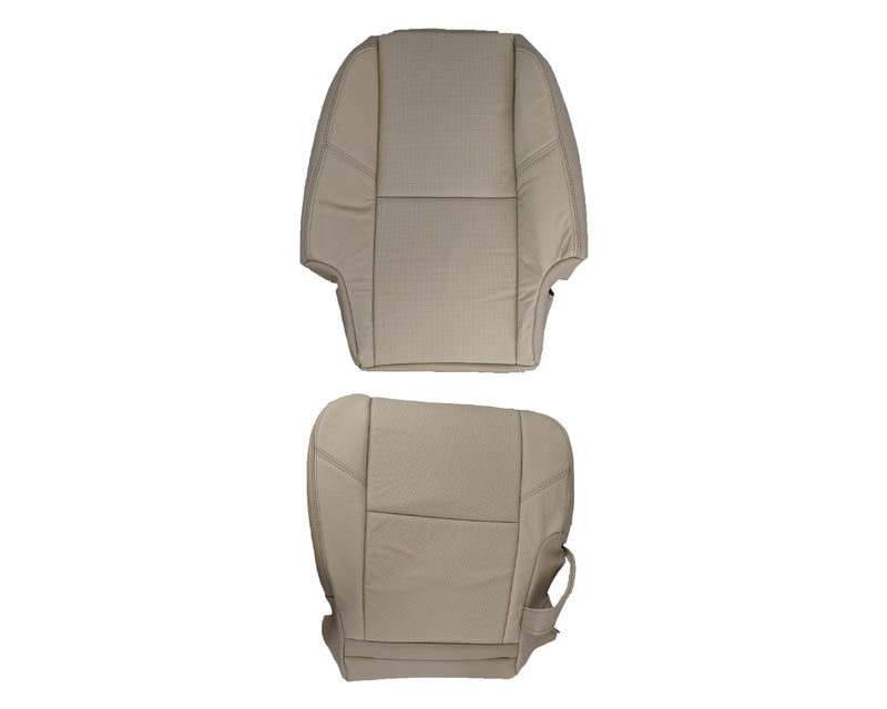 2009 - 2014  Cadillac Escalade Second Row Seat Cover in Light Cashmere Tan (PERFORATED) - Auto Seat Replacement