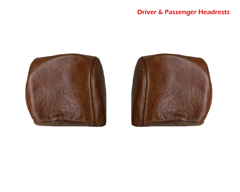 2002-2007 FORD F250 F350 KING RANCH REPLACEMENT GENUINE LEATHER SECOND (2nd) ROW SEAT COVERS - Auto Seat Replacement