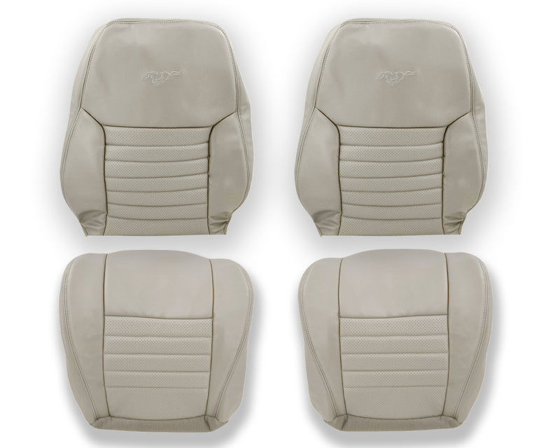 1999-2004 Ford Mustang GT Convertible in OXFORD WHITE Perforated Seat cover: Choose From Variation