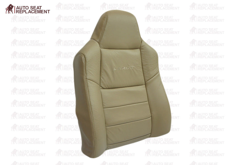 2002-2007 Ford F250 F350 Lariat Seat Cover in Tan: Choose Leather or Vinyl- 2000 2001 2002 2003 2004 2005 2006- Leather- Vinyl- Seat Cover Replacement- Auto Seat Replacement