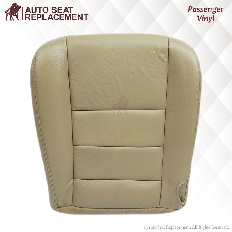 2002-2007 Ford F250 F350 Lariat Seat Cover in Tan: Choose Leather or Vinyl- 2000 2001 2002 2003 2004 2005 2006- Leather- Vinyl- Seat Cover Replacement- Auto Seat Replacement