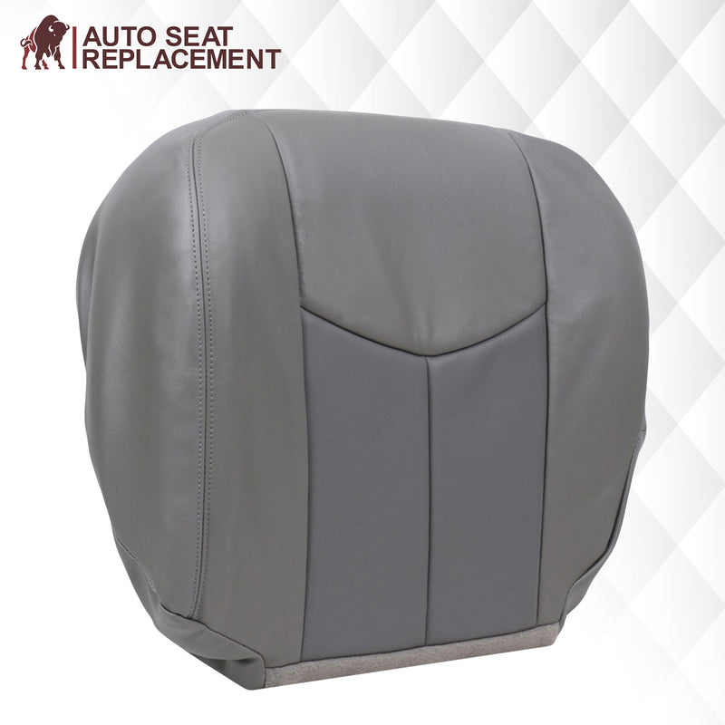 2003-2006 GMC Sierra & Yukon Denali Seat Cover in 2 Tone Gray: Choose From Variants- 2000 2001 2002 2003 2004 2005 2006- Leather- Vinyl- Seat Cover Replacement- Auto Seat Replacement