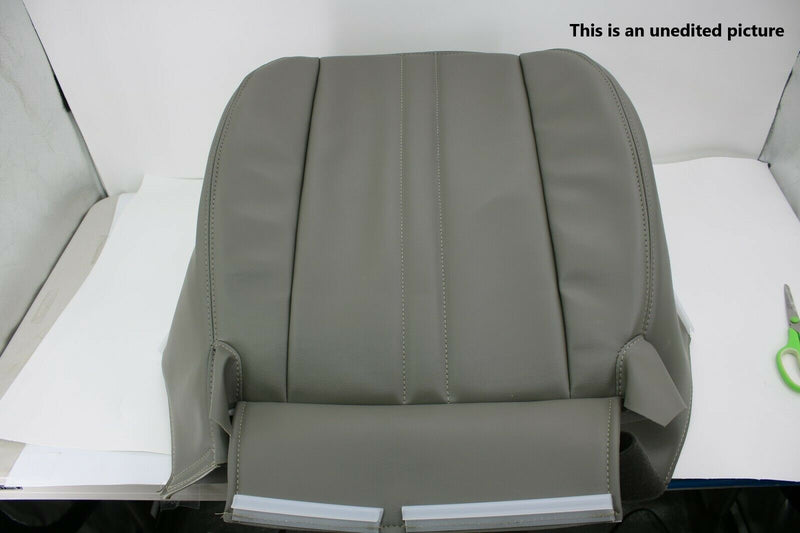 1997 1999 2002 GMC Savana Cargo Van Bottom Vinyl Seat Cover Gray- 2000 2001 2002 2003 2004 2005 2006- Leather- Vinyl- Seat Cover Replacement- Auto Seat Replacement