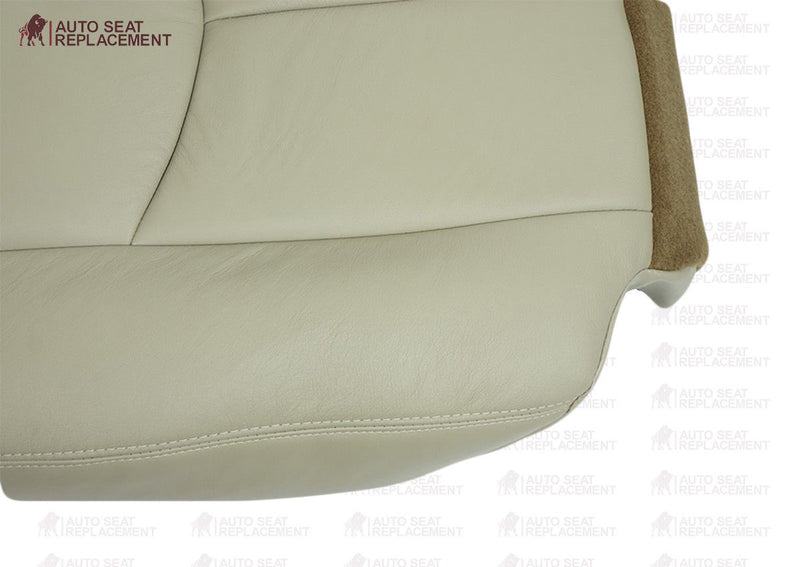 2003 2004 2005 2006 GMC Yukon Driver and Passenger Bottom Leather Seat Cover Tan- 2000 2001 2002 2003 2004 2005 2006- Leather- Vinyl- Seat Cover Replacement- Auto Seat Replacement