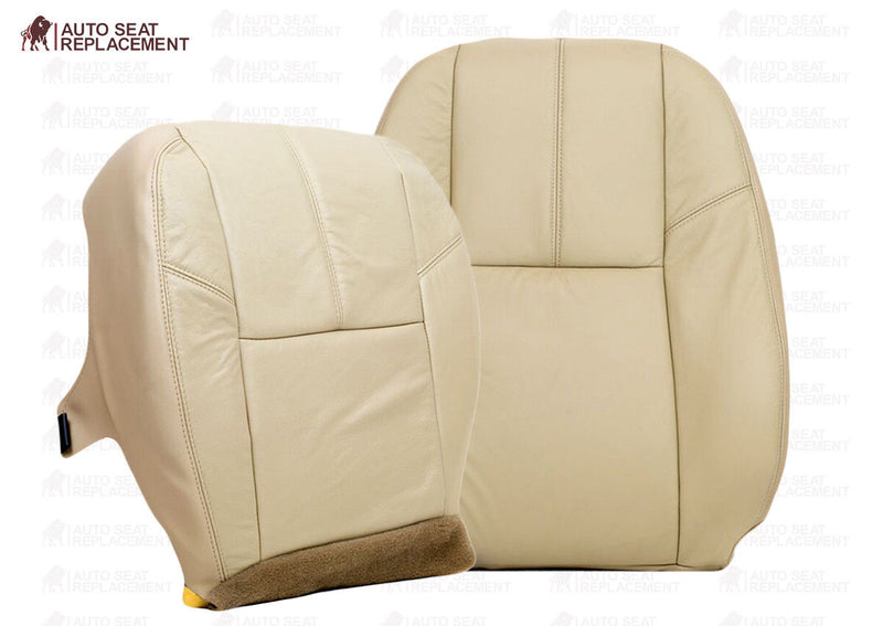 2008 2009 2010 2011 2012 2013 2014 Chevy Silverado Bottom Leather Seat Cover-Tan- 2000 2001 2002 2003 2004 2005 2006- Leather- Vinyl- Seat Cover Replacement- Auto Seat Replacement