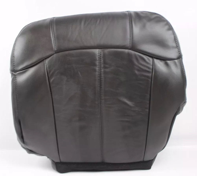 1999 2000 2001 2002 Chevy Silverado and Sierra Passenger Bottom Seat Cover Black- 2000 2001 2002 2003 2004 2005 2006- Leather- Vinyl- Seat Cover Replacement- Auto Seat Replacement