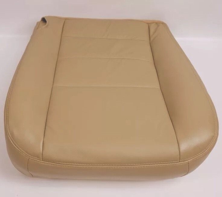 2005 2006 Ford F250 F350 Lariat Driver Bottom Leather Seat Cover TAN- 2000 2001 2002 2003 2004 2005 2006- Leather- Vinyl- Seat Cover Replacement- Auto Seat Replacement