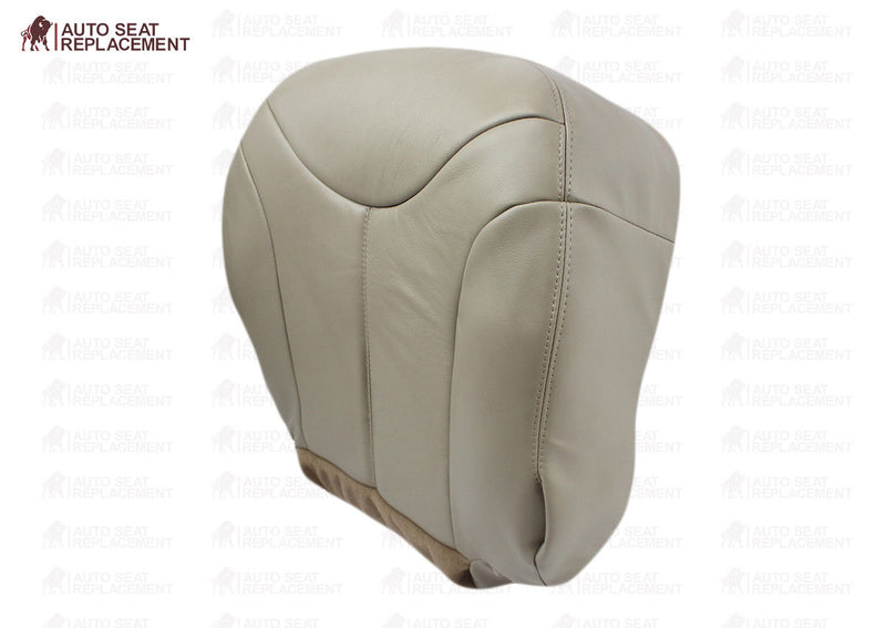 2000 2001 2002 GMC Yukon XL SLT Driver Bottom Replacement Seat Cover TAN -Vinyl- 2000 2001 2002 2003 2004 2005 2006- Leather- Vinyl- Seat Cover Replacement- Auto Seat Replacement