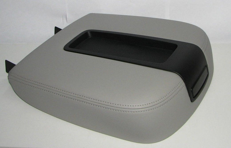 2007-2014 Chevy Suburban 1500 LT LS LTZ Z71 Center Console Lid Cover Gray- 2000 2001 2002 2003 2004 2005 2006- Leather- Vinyl- Seat Cover Replacement- Auto Seat Replacement