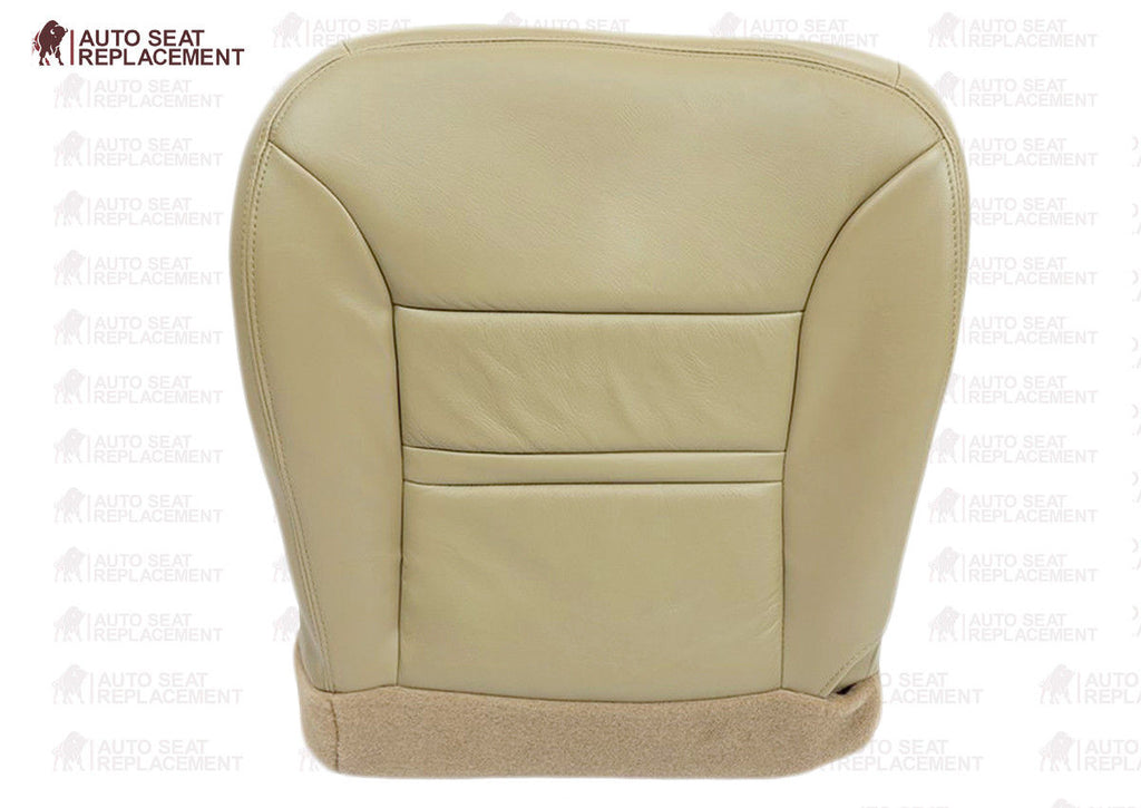 2000 2001 Ford Excursion Driver or Passenger Bottom Seat Cover Replacement Tan- 2000 2001 2002 2003 2004 2005 2006- Leather- Vinyl- Seat Cover Replacement- Auto Seat Replacement