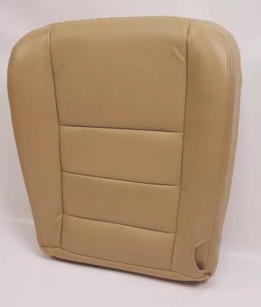 2002 2003 2004 2005 2006 007 Ford F250 F350 Driver Bottom Leather Seat Cover Tan- 2000 2001 2002 2003 2004 2005 2006- Leather- Vinyl- Seat Cover Replacement- Auto Seat Replacement