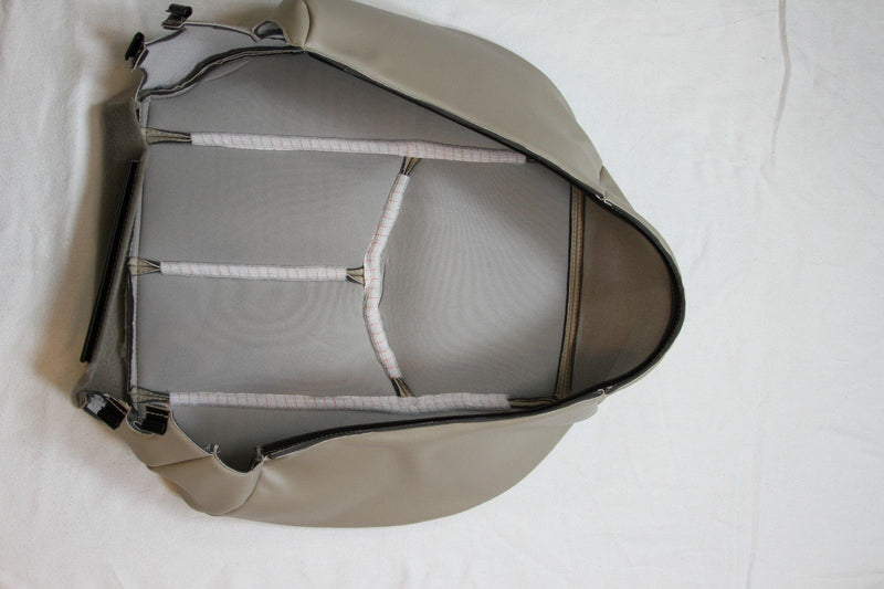 2003 2004 2005 2006 GMC Yukon Seat Cover Light Tan # 522 - Driver Bottom vinyl- 2000 2001 2002 2003 2004 2005 2006- Leather- Vinyl- Seat Cover Replacement- Auto Seat Replacement
