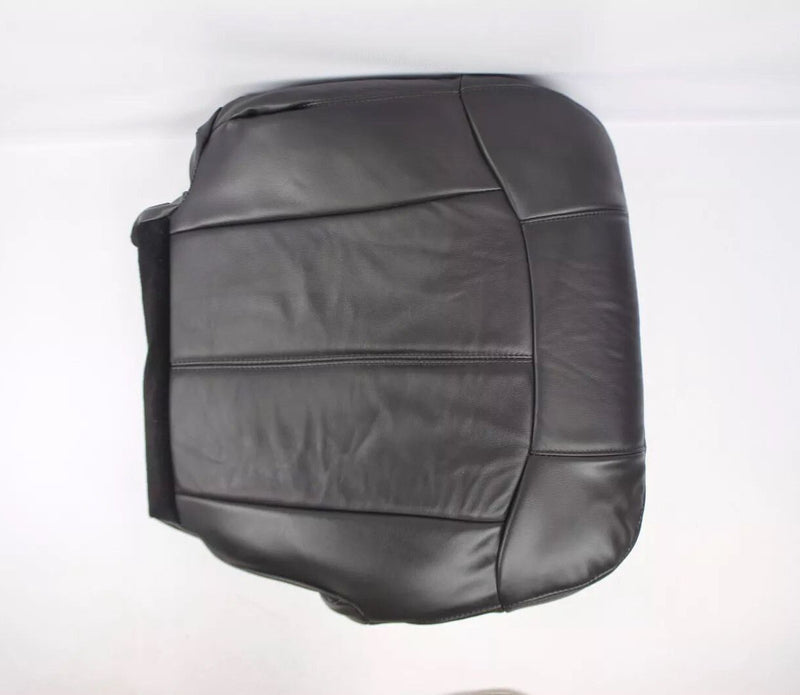 2000 2001 2002 Chevy Silverado 1500 2500 3500 Driver Bottom Seat Cover Dark Gray- 2000 2001 2002 2003 2004 2005 2006- Leather- Vinyl- Seat Cover Replacement- Auto Seat Replacement