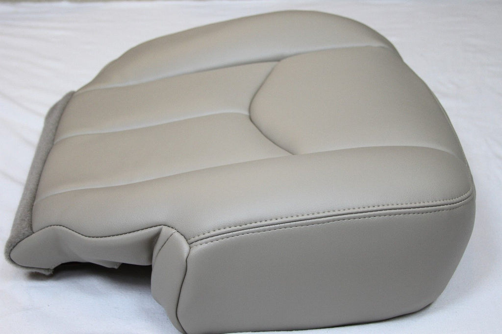 2003 2004 2005 2006 GMC Yukon Seat Cover Light Tan # 522 - Driver Bottom vinyl- 2000 2001 2002 2003 2004 2005 2006- Leather- Vinyl- Seat Cover Replacement- Auto Seat Replacement