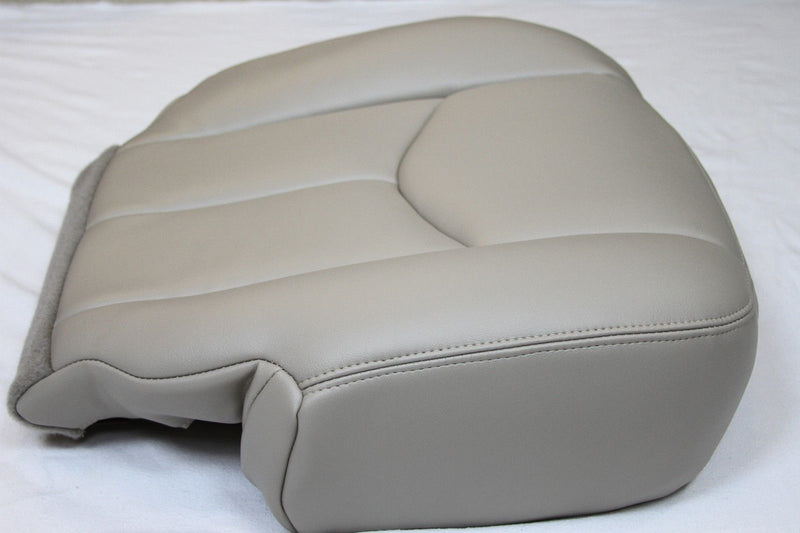 2003 2004 2005 2006 GMC Yukon Seat Cover Light Tan # 522 - Driver Bottom vinyl- 2000 2001 2002 2003 2004 2005 2006- Leather- Vinyl- Seat Cover Replacement- Auto Seat Replacement