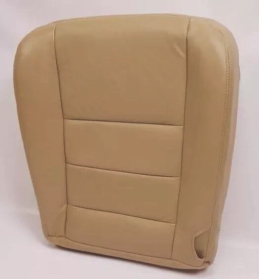 2005 2006 Ford F250 F350 Lariat Driver Bottom Leather Seat Cover TAN- 2000 2001 2002 2003 2004 2005 2006- Leather- Vinyl- Seat Cover Replacement- Auto Seat Replacement