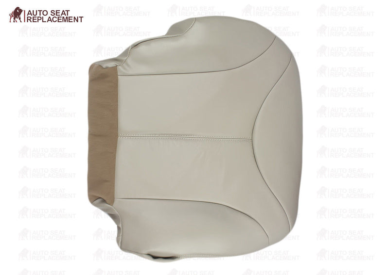 2000 2001 2002 GMC Yukon XL 1500 2500 SLT SLE Passenger Bottom Seat Cover Tan- 2000 2001 2002 2003 2004 2005 2006- Leather- Vinyl- Seat Cover Replacement- Auto Seat Replacement