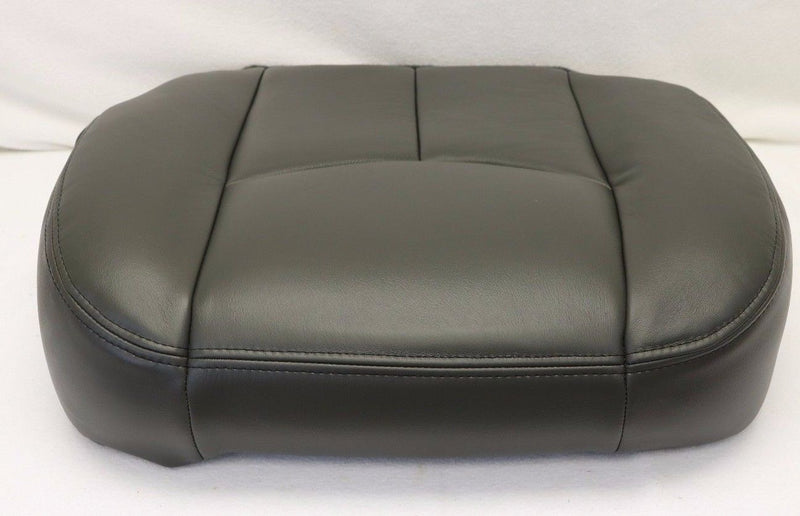 2003 2004 Chevy Avalanche Silverado Driver Bottom & Armrest Seat Cover Dark Gray- 2000 2001 2002 2003 2004 2005 2006- Leather- Vinyl- Seat Cover Replacement- Auto Seat Replacement