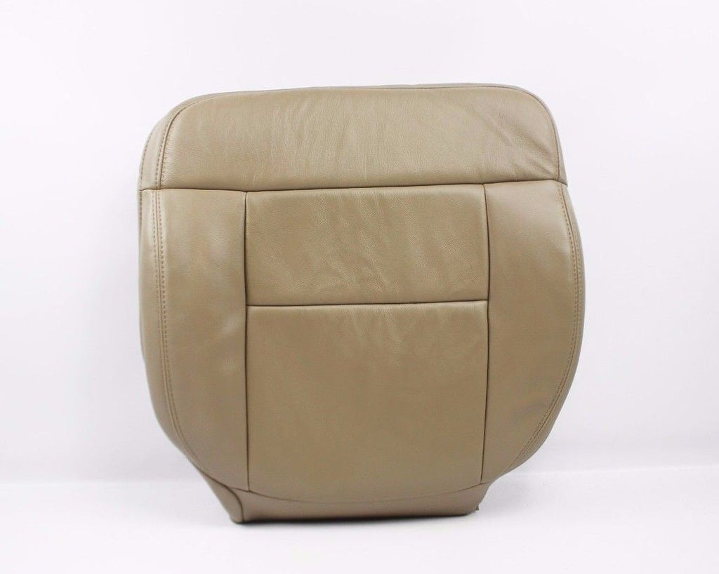 2005 2006 2007 008 F-150 Driver Bottom Leather Seat Cover Replacement Pebble Tan- 2000 2001 2002 2003 2004 2005 2006- Leather- Vinyl- Seat Cover Replacement- Auto Seat Replacement