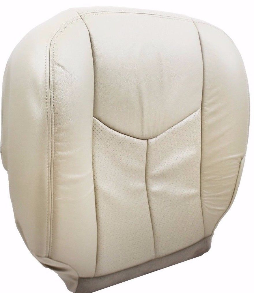 2006 2005 2004 2003 Cadillac Escalade Passenger Bottom Leather Seat Cover Tan- 2000 2001 2002 2003 2004 2005 2006- Leather- Vinyl- Seat Cover Replacement- Auto Seat Replacement
