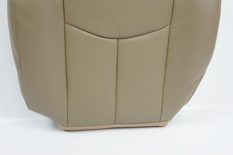 2003 2004 2005 2006 GMC Sierra Driver Bottom And Top Back Seat Cover TAN/ Vinyl- 2000 2001 2002 2003 2004 2005 2006- Leather- Vinyl- Seat Cover Replacement- Auto Seat Replacement