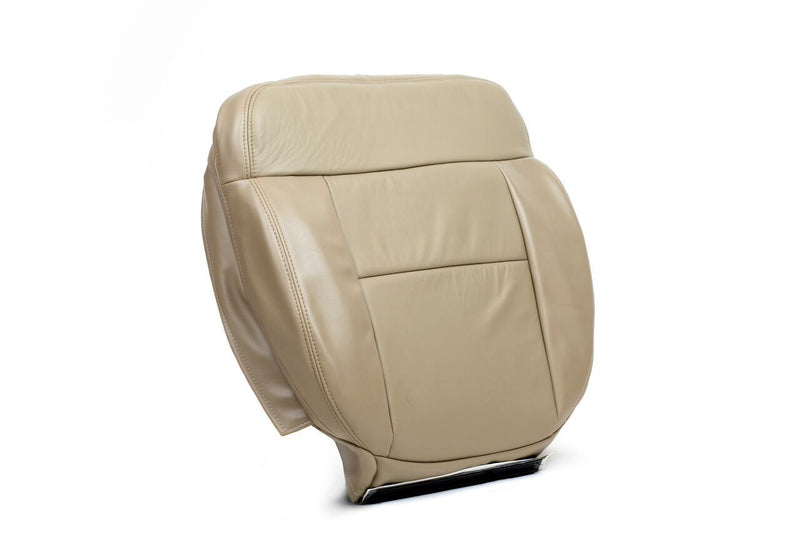2005 2006 2007 008 F-150 Driver Bottom Leather Seat Cover Replacement Pebble Tan- 2000 2001 2002 2003 2004 2005 2006- Leather- Vinyl- Seat Cover Replacement- Auto Seat Replacement