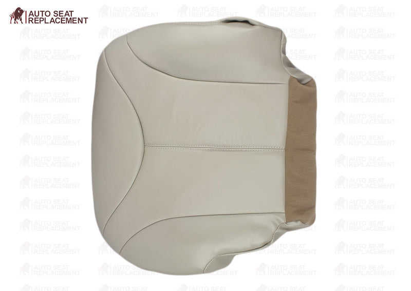 2000 2001 2002 GMC Yukon XL SLT Driver Bottom Replacement Seat Cover TAN -Vinyl- 2000 2001 2002 2003 2004 2005 2006- Leather- Vinyl- Seat Cover Replacement- Auto Seat Replacement