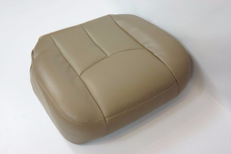 2006 2005 2004 2003 GMC Sierra Driver Side Bottom LEATHER Seat Cover TAN- 2000 2001 2002 2003 2004 2005 2006- Leather- Vinyl- Seat Cover Replacement- Auto Seat Replacement