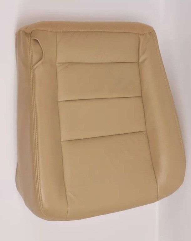 2002 2003 2004 Ford F250 F350 Lariat Driver Side Bottom Leather Seat Cover Tan- 2000 2001 2002 2003 2004 2005 2006- Leather- Vinyl- Seat Cover Replacement- Auto Seat Replacement