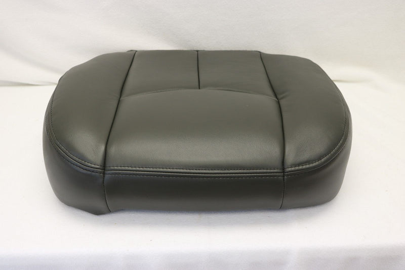 2003 2004 2005 2006 Chevy Silverado Duramax Driver Bottom Seat Cover Dark Gray- 2000 2001 2002 2003 2004 2005 2006- Leather- Vinyl- Seat Cover Replacement- Auto Seat Replacement