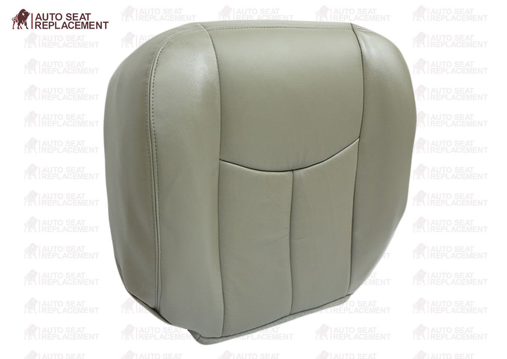 2003 2004 2005 2006 GMC Sierra & Yukon Driver Bottom Seat Cover Gray #922- 2000 2001 2002 2003 2004 2005 2006- Leather- Vinyl- Seat Cover Replacement- Auto Seat Replacement