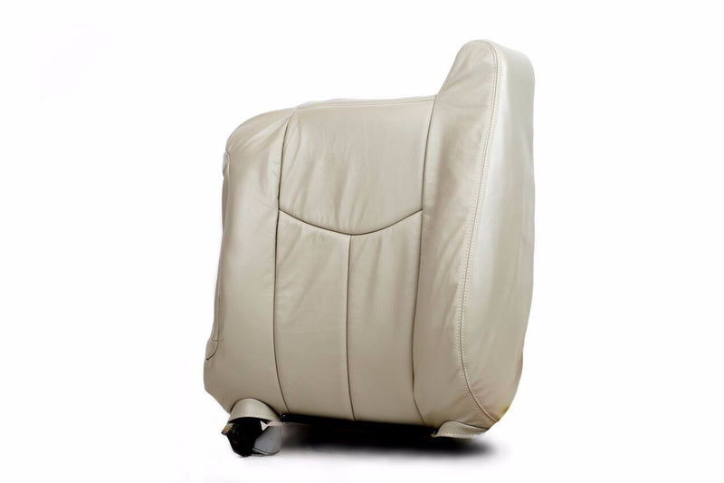 2003 2004 2005 2006 Chevy Tahoe Suburban Driver Lean Back Seat Cover Tan Vinyl- 2000 2001 2002 2003 2004 2005 2006- Leather- Vinyl- Seat Cover Replacement- Auto Seat Replacement