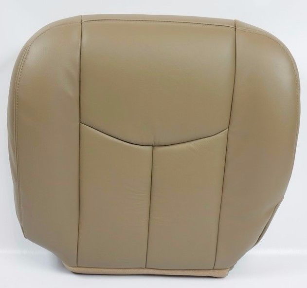 2006 2005 2004 2003 GMC Sierra Driver Bottom Replacement LEATHER Seat Cover TAN- 2000 2001 2002 2003 2004 2005 2006- Leather- Vinyl- Seat Cover Replacement- Auto Seat Replacement