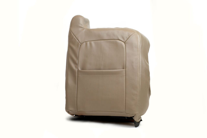 2003 2004 2005 2006 GMC Sierra Driver Lean Back Leather Seat Cover TAN- 2000 2001 2002 2003 2004 2005 2006- Leather- Vinyl- Seat Cover Replacement- Auto Seat Replacement