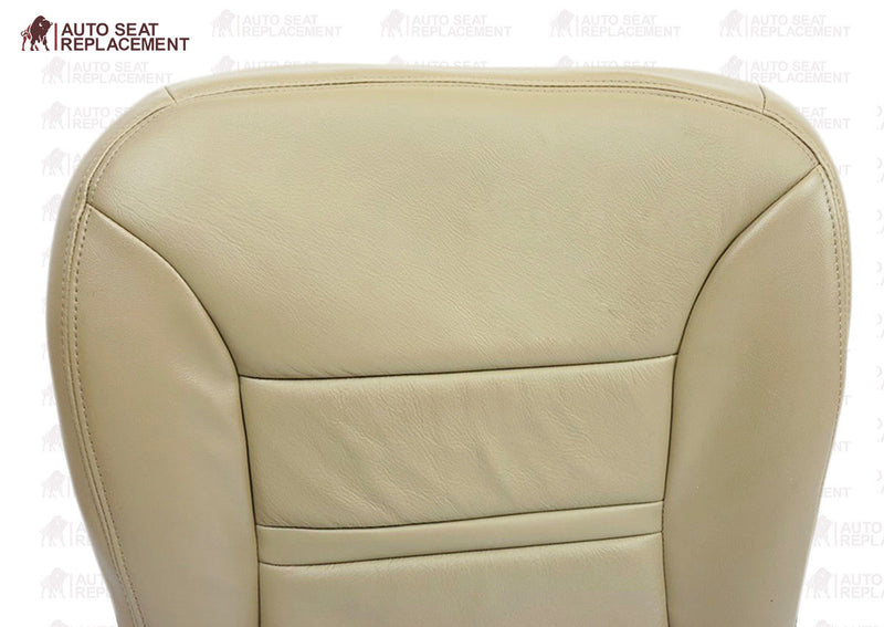 2000 2001 Ford Excursion Driver or Passenger Bottom Seat Cover Replacement Tan- 2000 2001 2002 2003 2004 2005 2006- Leather- Vinyl- Seat Cover Replacement- Auto Seat Replacement