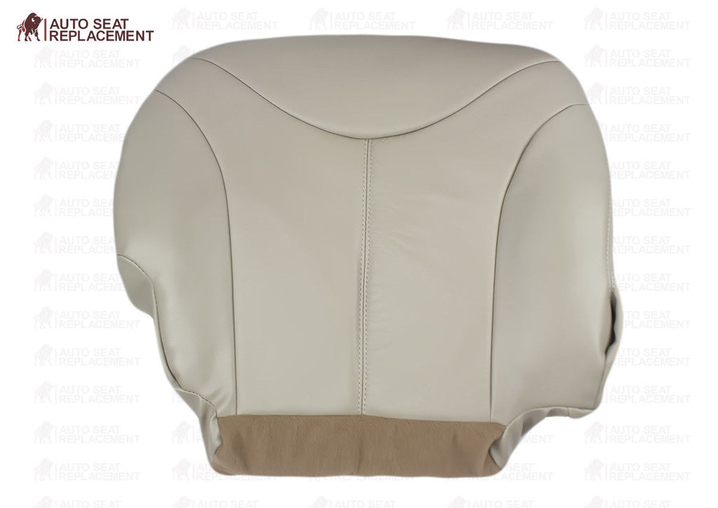 2000 2001 2002 GMC Yukon XL SLT Driver Bottom Replacement Seat Cover TAN -Vinyl- 2000 2001 2002 2003 2004 2005 2006- Leather- Vinyl- Seat Cover Replacement- Auto Seat Replacement