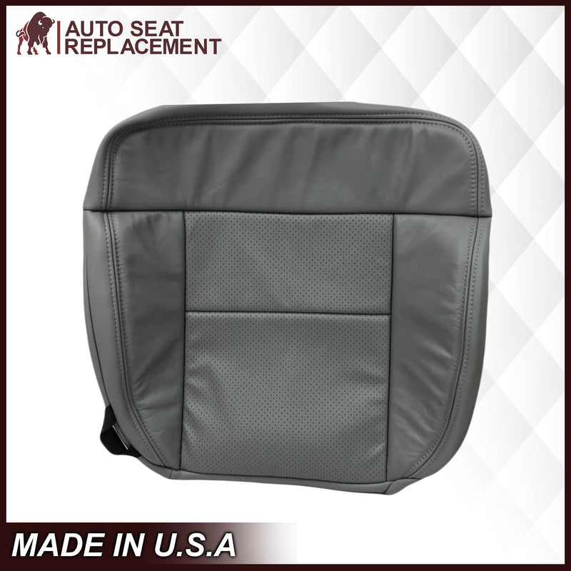 2004-2008 Ford F150 Perforated Seat Cover in Gray: Choose Leather or Vinyl- 2000 2001 2002 2003 2004 2005 2006- Leather- Vinyl- Seat Cover Replacement- Auto Seat Replacement