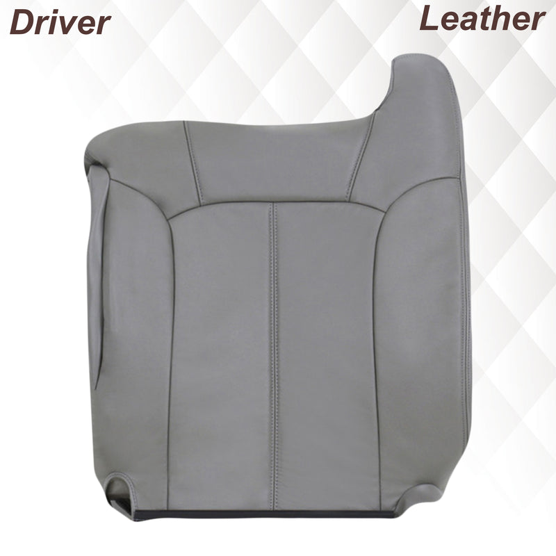 1999-2002 GMC Sierra Seat Cover in Gray: Choose From Variations- 2000 2001 2002 2003 2004 2005 2006- Leather- Vinyl- Seat Cover Replacement- Auto Seat Replacement