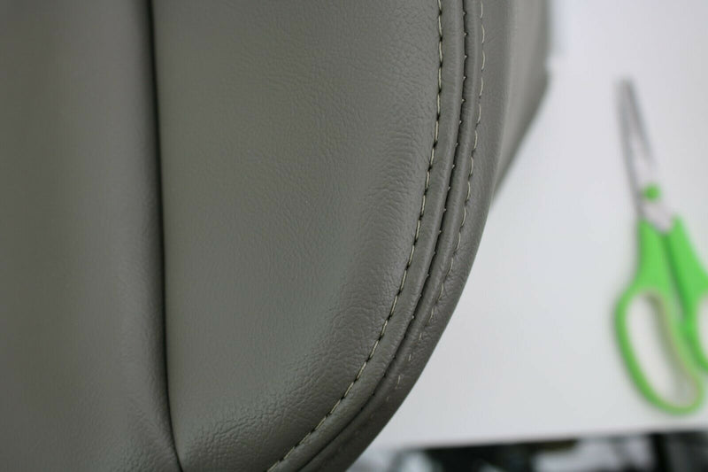 1997 1999 2002 GMC Savana Cargo Van Bottom Vinyl Seat Cover Gray- 2000 2001 2002 2003 2004 2005 2006- Leather- Vinyl- Seat Cover Replacement- Auto Seat Replacement