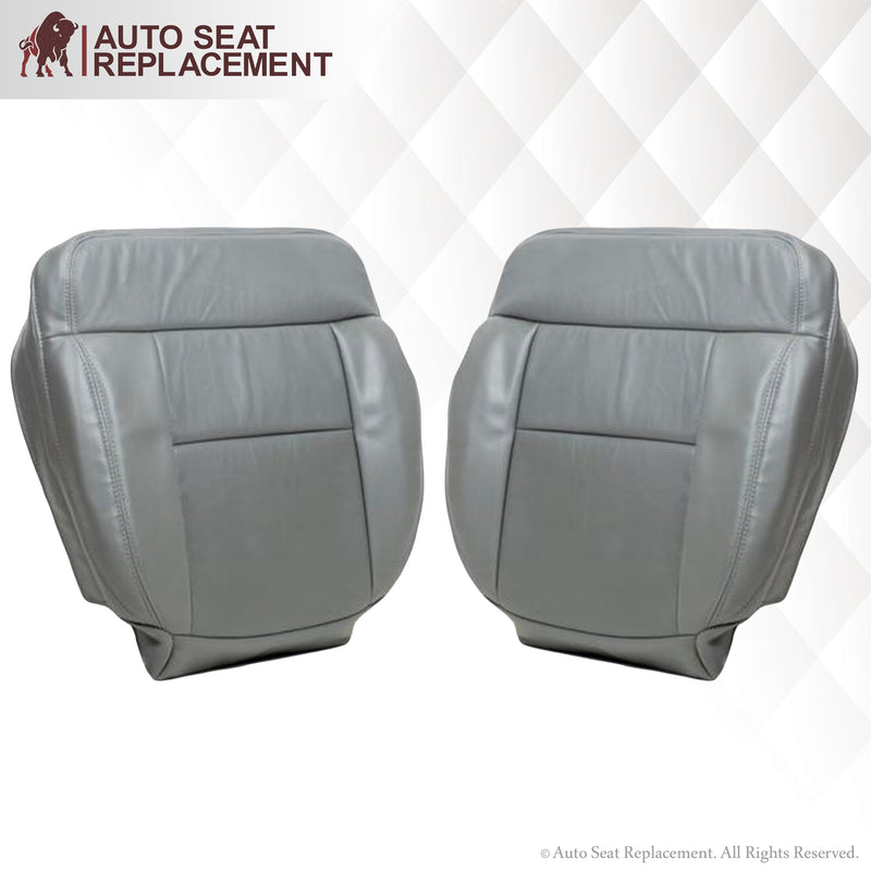 2004-2008 Ford F150 Seat Cover in Gray: Choose Leather or Vinyl- 2000 2001 2002 2003 2004 2005 2006- Leather- Vinyl- Seat Cover Replacement- Auto Seat Replacement