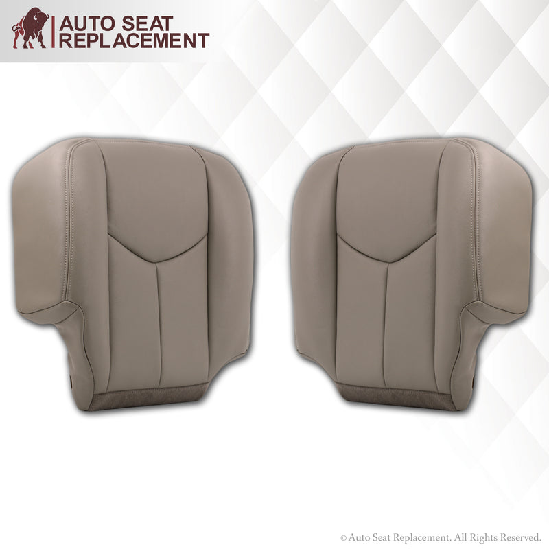 2003-2007 Chevy Tahoe/Suburban Seat Cover in Light Gray: Choose From Variations- 2000 2001 2002 2003 2004 2005 2006- Leather- Vinyl- Seat Cover Replacement- Auto Seat Replacement