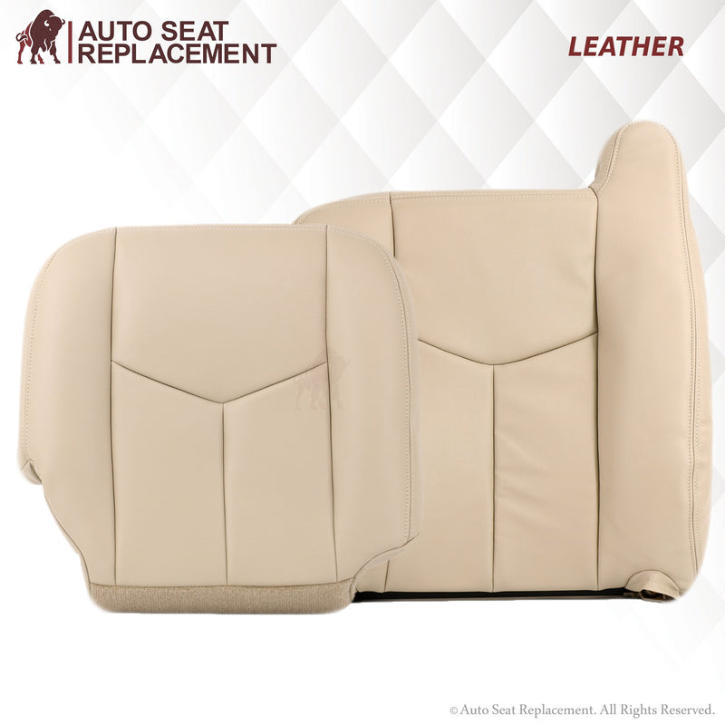 2003-2006 Chevy Tahoe/Suburban Seat Cover in Light Tan: Choose From Variation- 2000 2001 2002 2003 2004 2005 2006- Leather- Vinyl- Seat Cover Replacement- Auto Seat Replacement