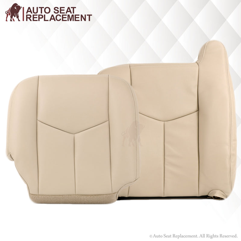 2003-2006 Chevy Tahoe/Suburban Seat Cover in Light Tan: Choose From Variation- 2000 2001 2002 2003 2004 2005 2006- Leather- Vinyl- Seat Cover Replacement- Auto Seat Replacement