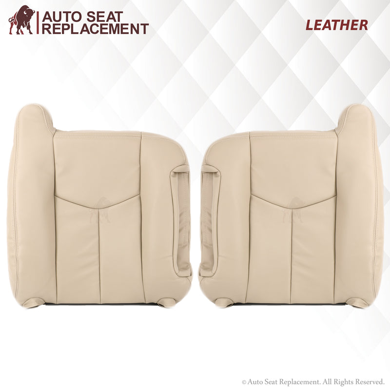2003-2006 Chevy Tahoe/Suburban Seat Cover in Light Tan: Choose From Variation- 2000 2001 2002 2003 2004 2005 2006- Leather- Vinyl- Seat Cover Replacement- Auto Seat Replacement
