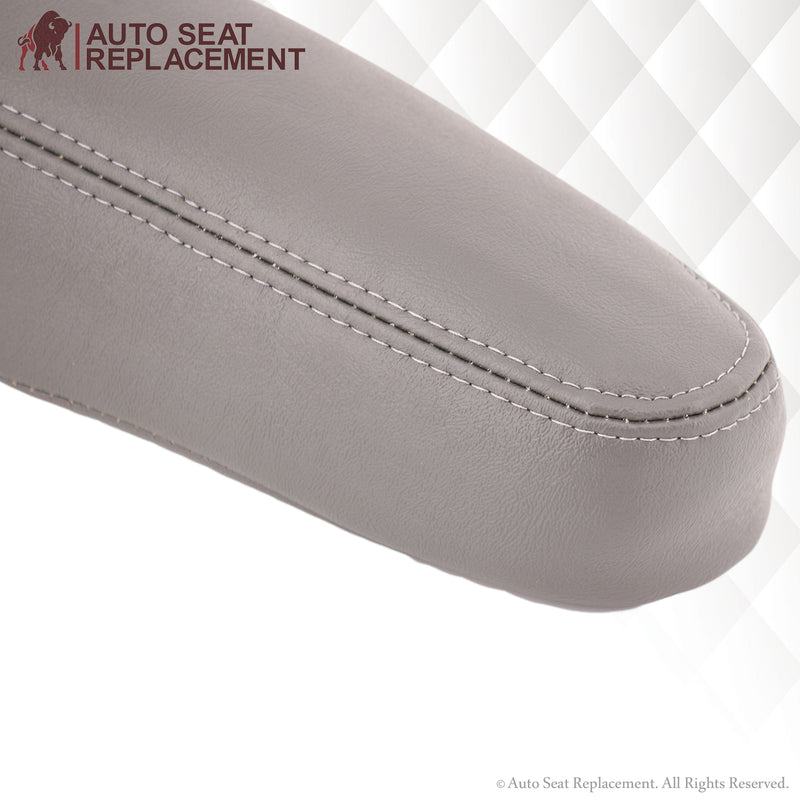 2003-2006 Chevy Tahoe Suburban & GMC Yukon Sierra Armrest Cover Light Gray- 2000 2001 2002 2003 2004 2005 2006- Leather- Vinyl- Seat Cover Replacement- Auto Seat Replacement