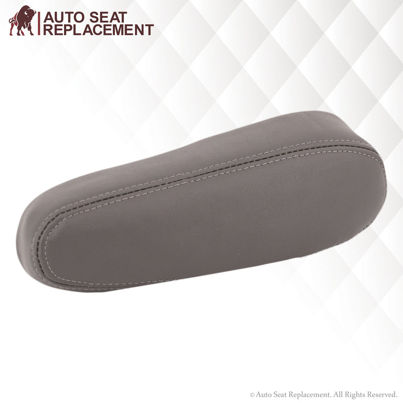 2003-2006 Chevy Tahoe Suburban & GMC Yukon Sierra Armrest Cover Light Gray- 2000 2001 2002 2003 2004 2005 2006- Leather- Vinyl- Seat Cover Replacement- Auto Seat Replacement