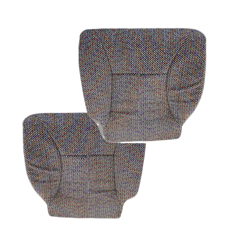 1998-2002 Dodge Ram 1500 SLT Laramie Seat Cover in Cloth with Mist Gray skirt: Choose From Variation- 2000 2001 2002 2003 2004 2005 2006- Leather- Vinyl- Seat Cover Replacement- Auto Seat Replacement