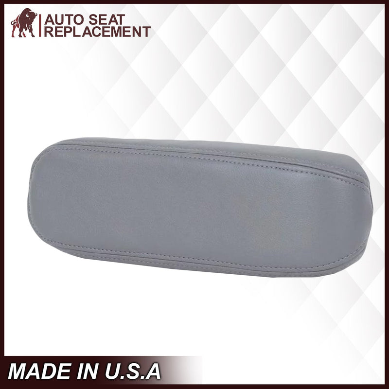 2001 Ford F250 F350 Lariat Perforated Seat Cover in Gray: Choose Leather or Vinyl