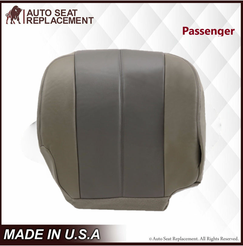 2001 2002 GMC Yukon Denali XL SLT SLE Leather Replacement Seat Cover 2 Tone Gray: Choose From Variation