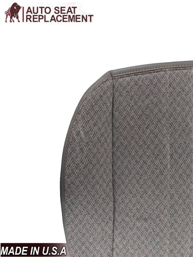 2003-2018 Chevy Express 1500 2500 3500 Cloth Seat Covers in Pewter Gray